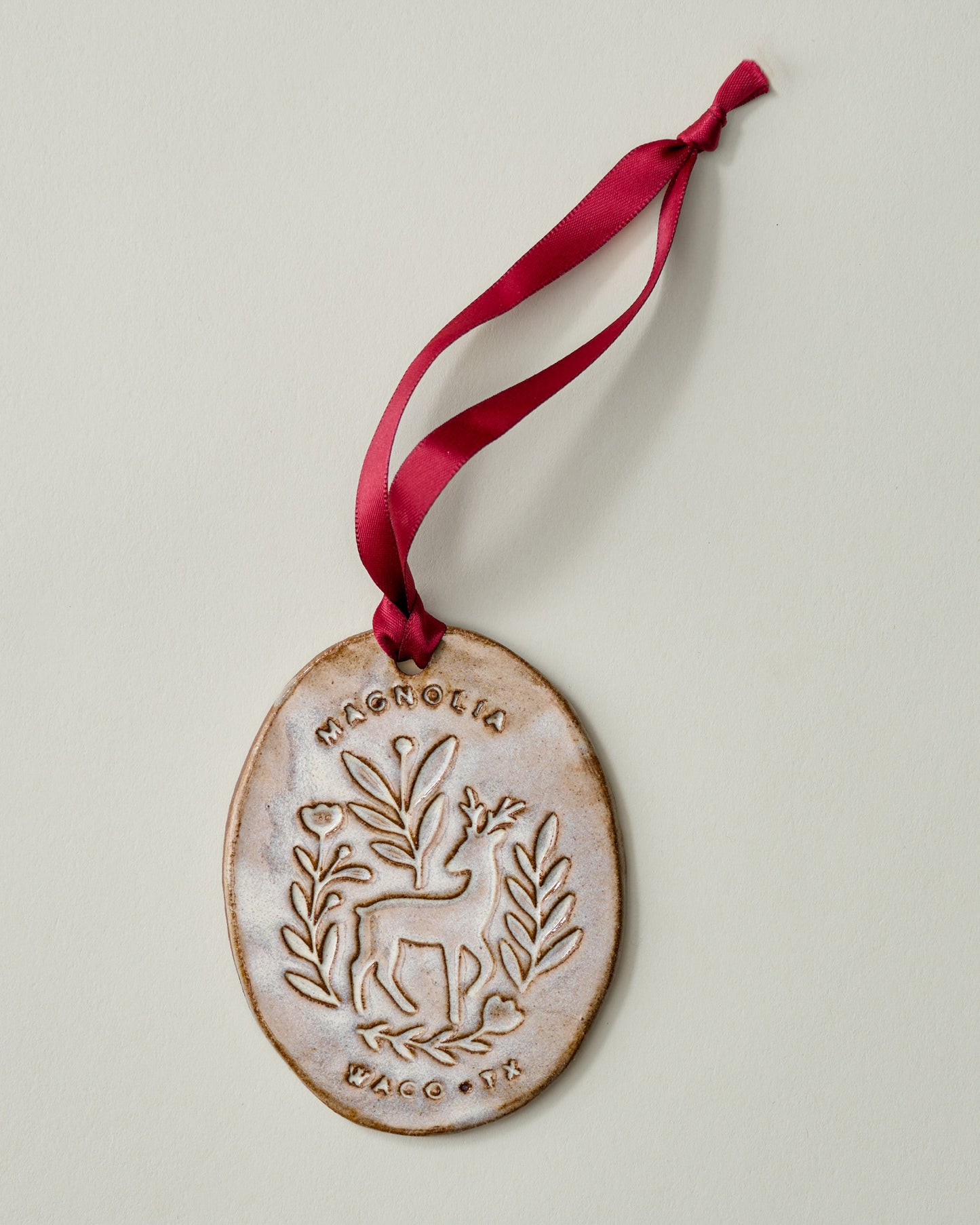 Black Oak Deer Ornament