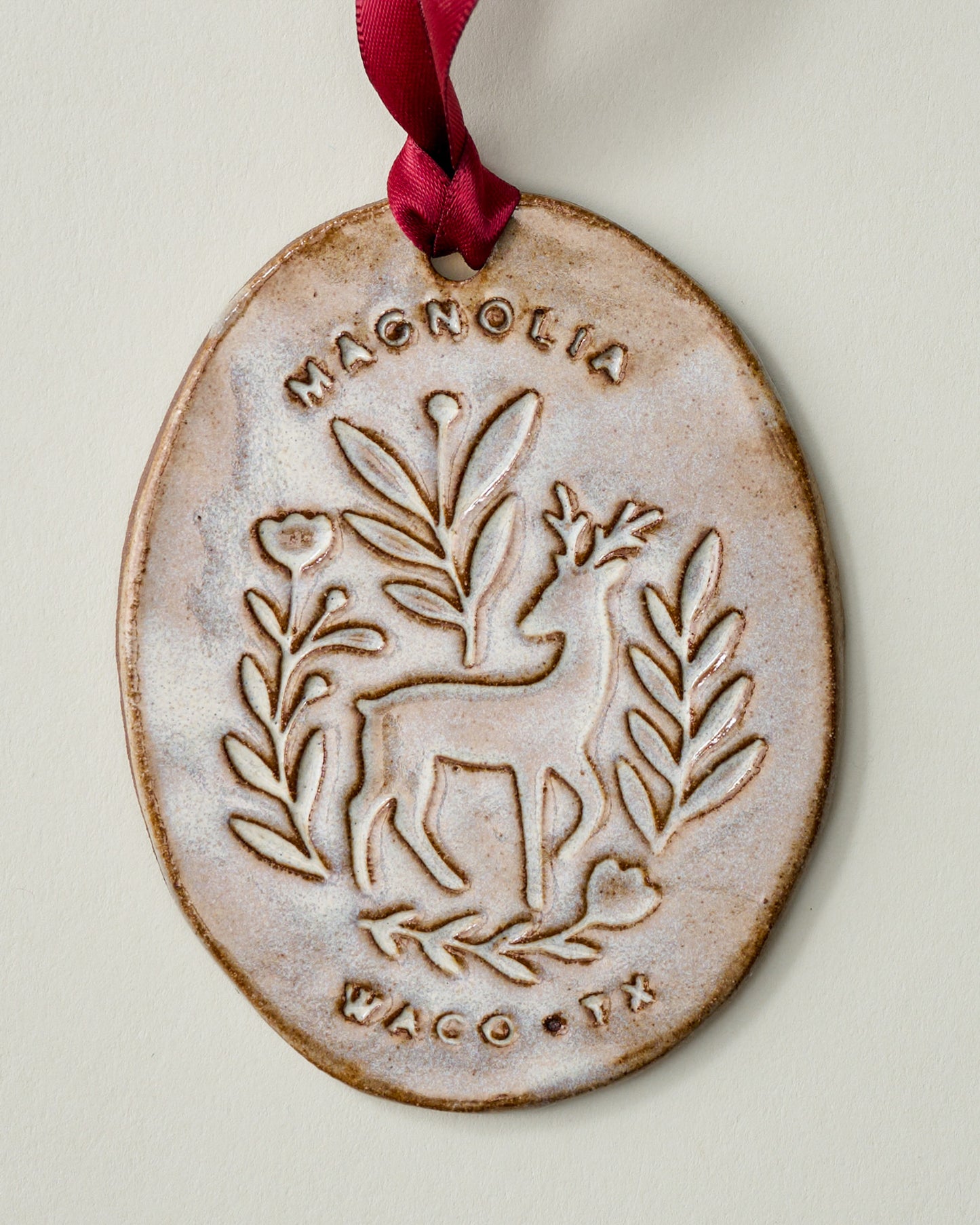 Black Oak Deer Ornament