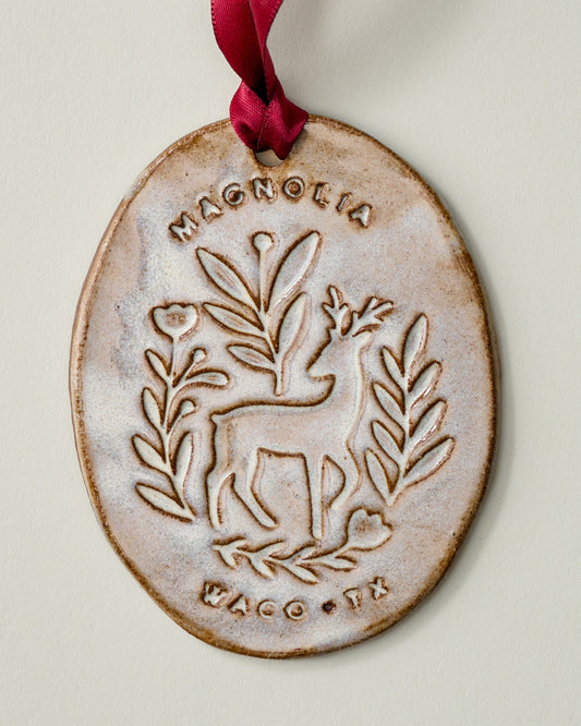 Black Oak Deer Ornament