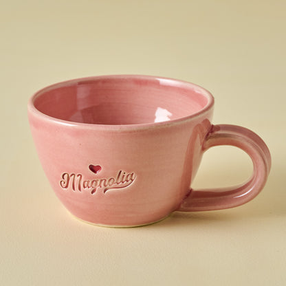 Black Oak Artisan Magnolia Heart Mug