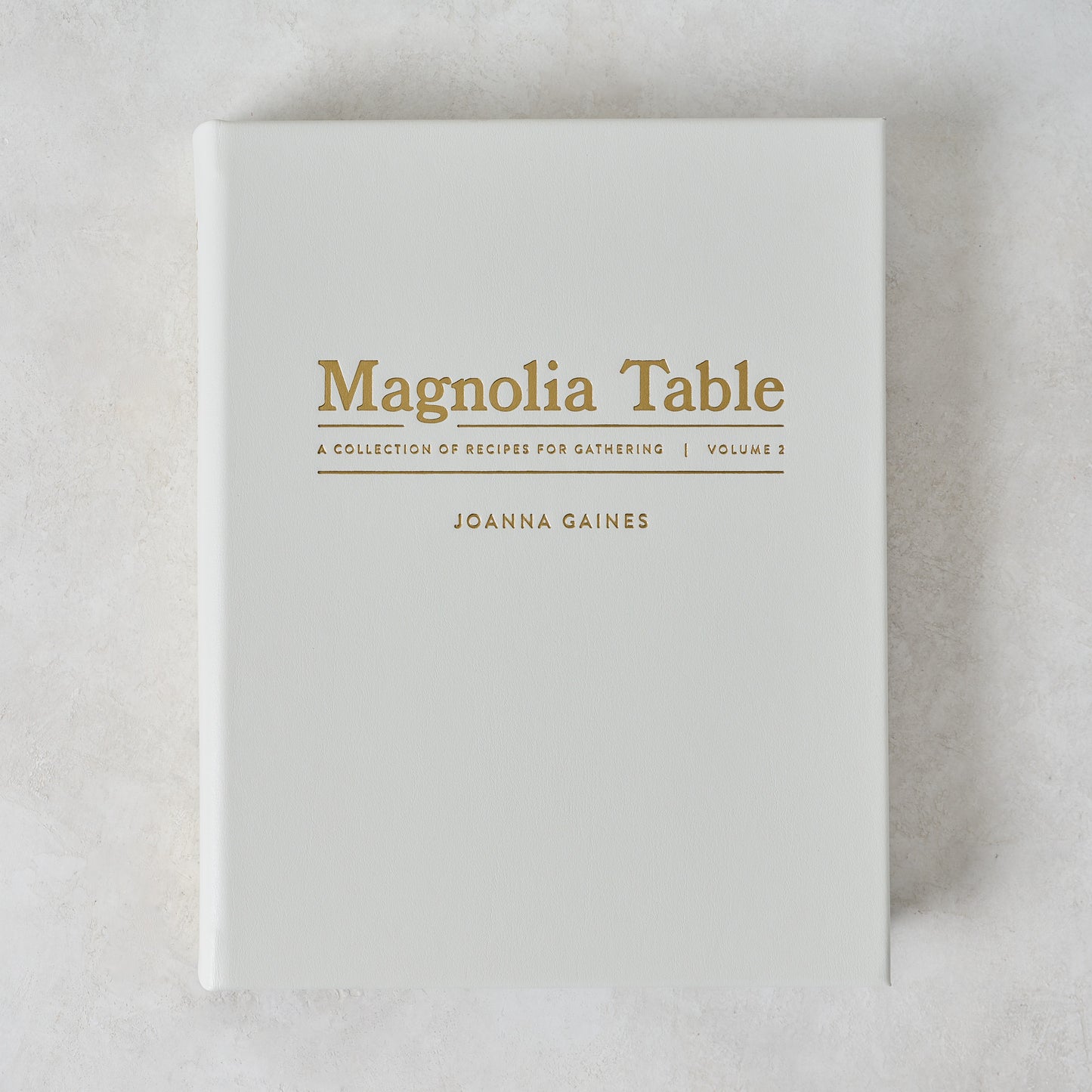 Leather Bound Magnolia Table, Volume 2