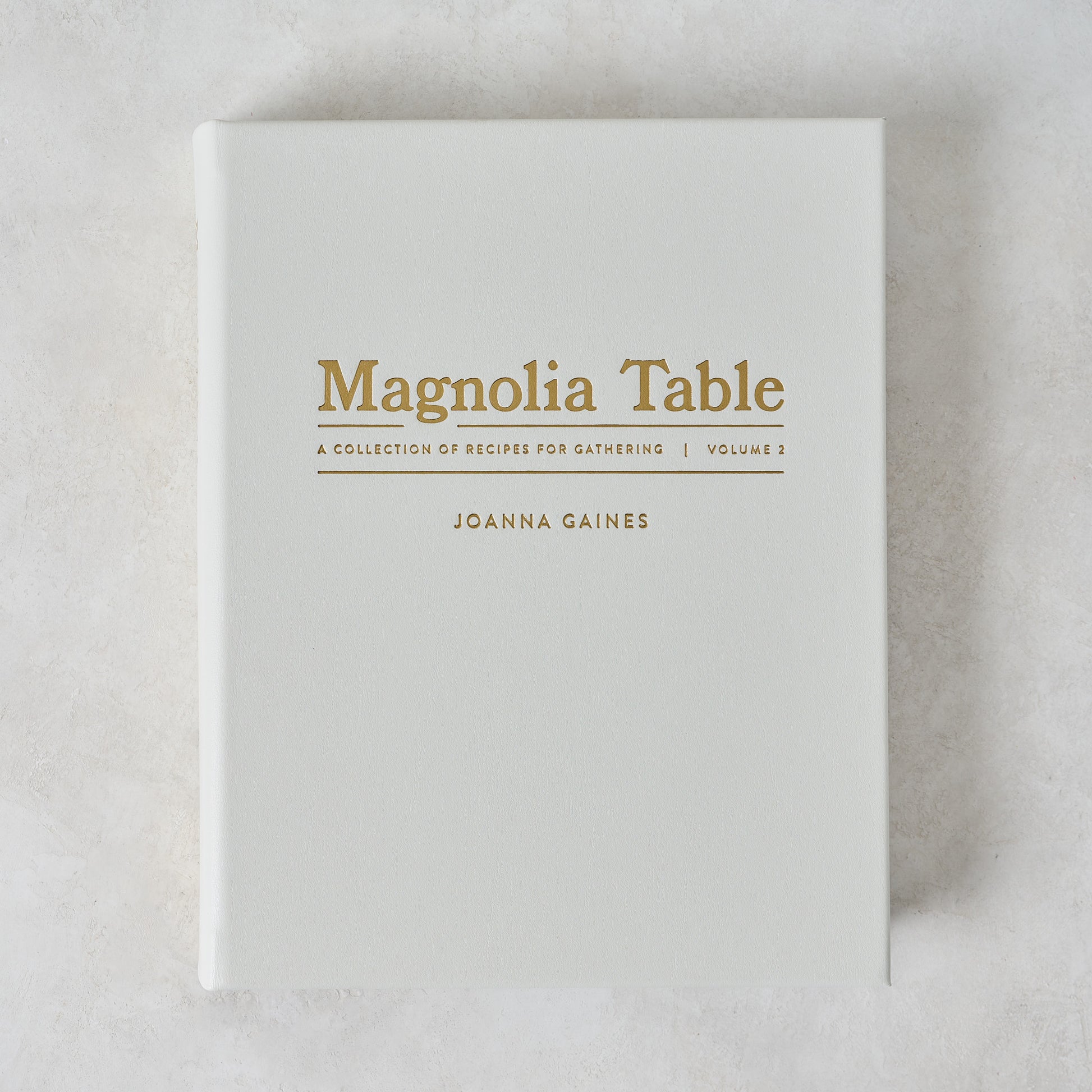 Leather Bound Magnolia Table, Volume 2