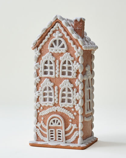 Lighted Gingerbread House