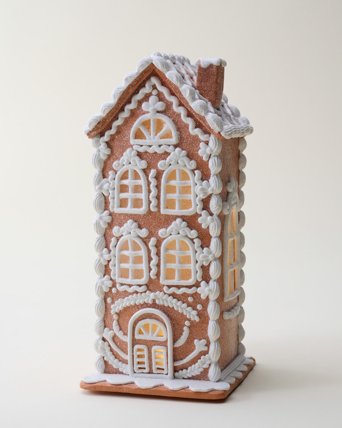 Lighted Gingerbread House