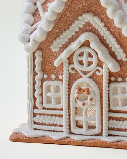 Lighted Gingerbread House