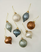 Heirloom Flocked Ornament, Set of 8