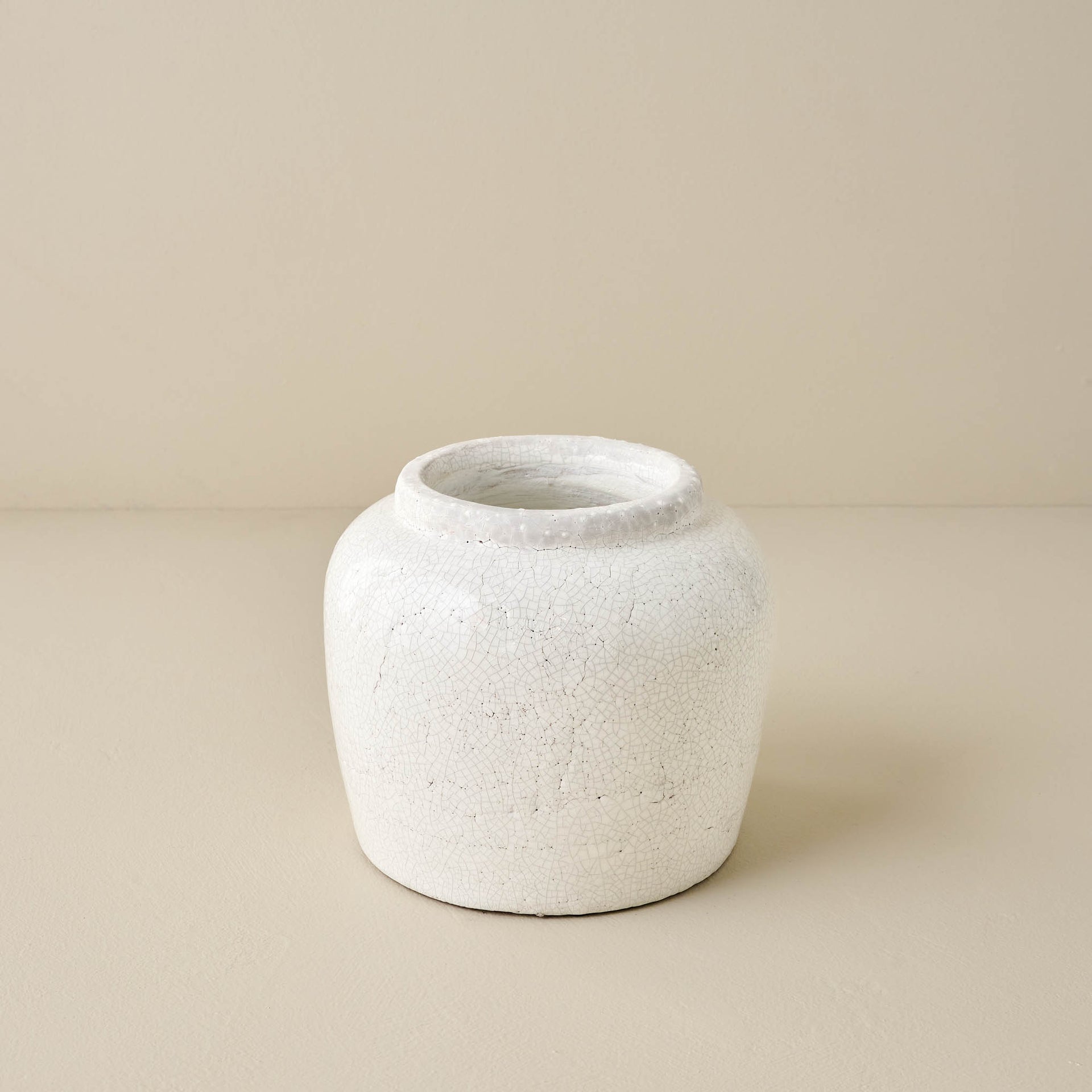 Rebecca Crackle Ceramic Vase - large