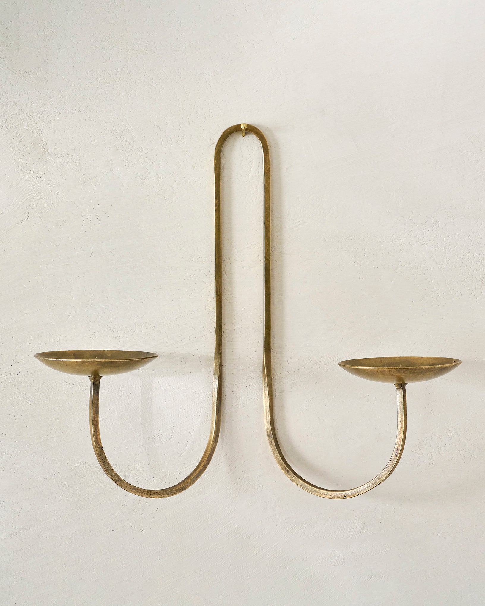 Daniel Antique Brass Candle Sconce