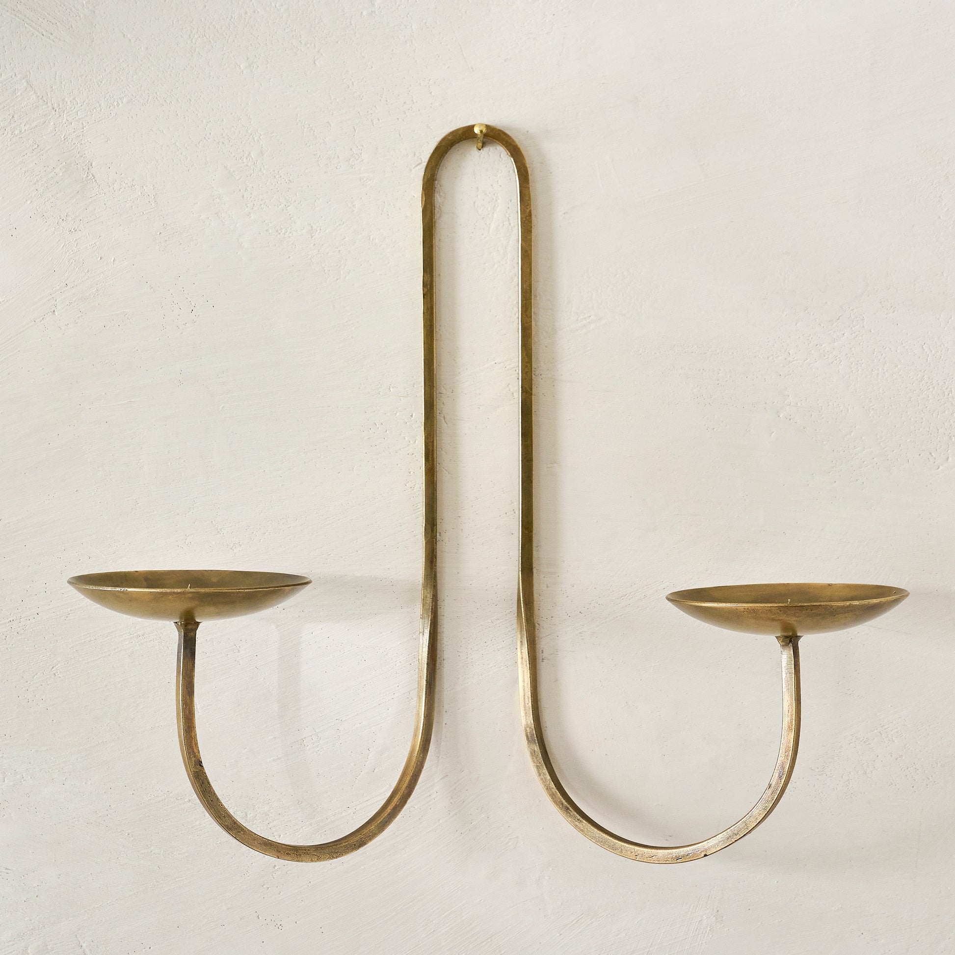 Daniel Antique Brass Candle Sconce