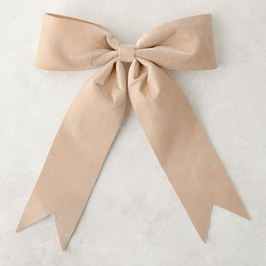 Cream Bountiful Bow Tree Topper