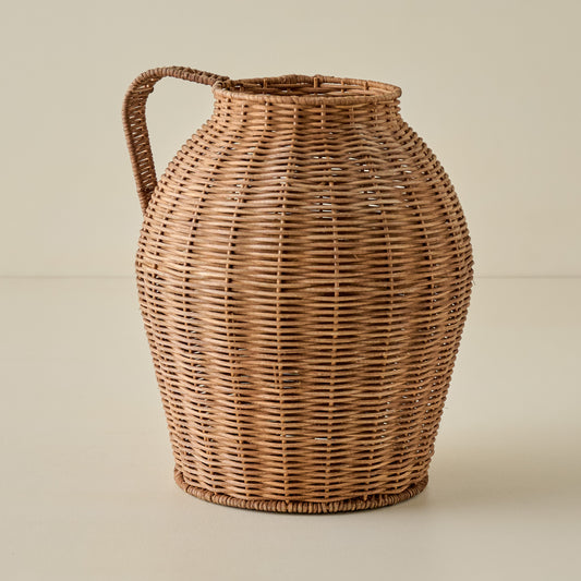 Blake Woven Rattan Jug Vase