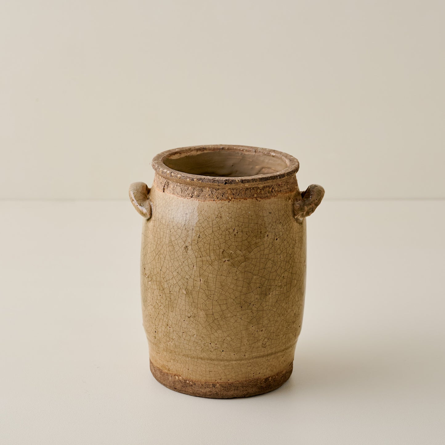 Small Hanson Crackle Handled Vase