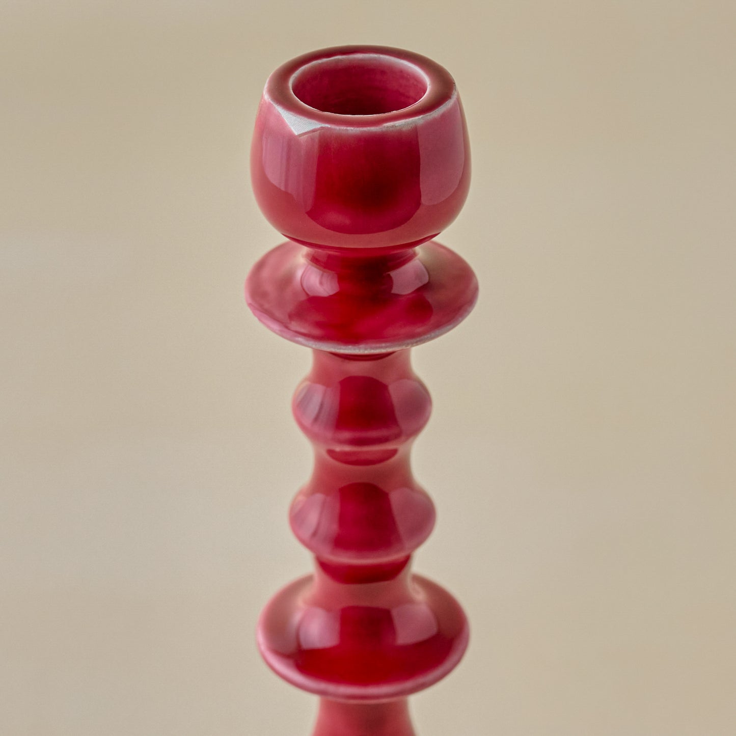 Large Camille Taper Holder top up close