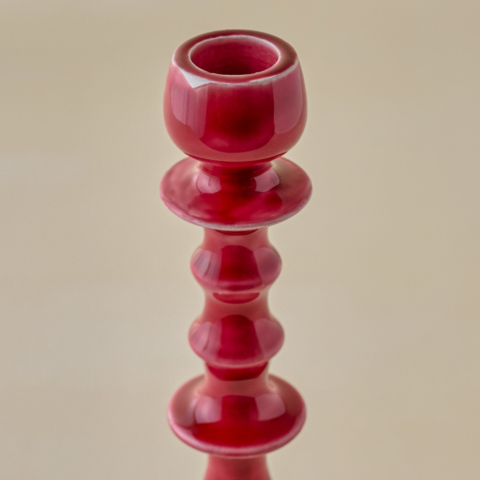 Large Camille Taper Holder top up close