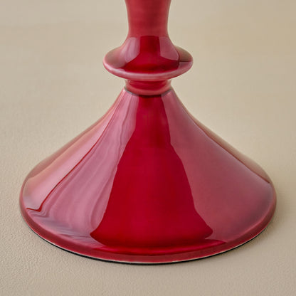 Large Camille Taper Holder base up close