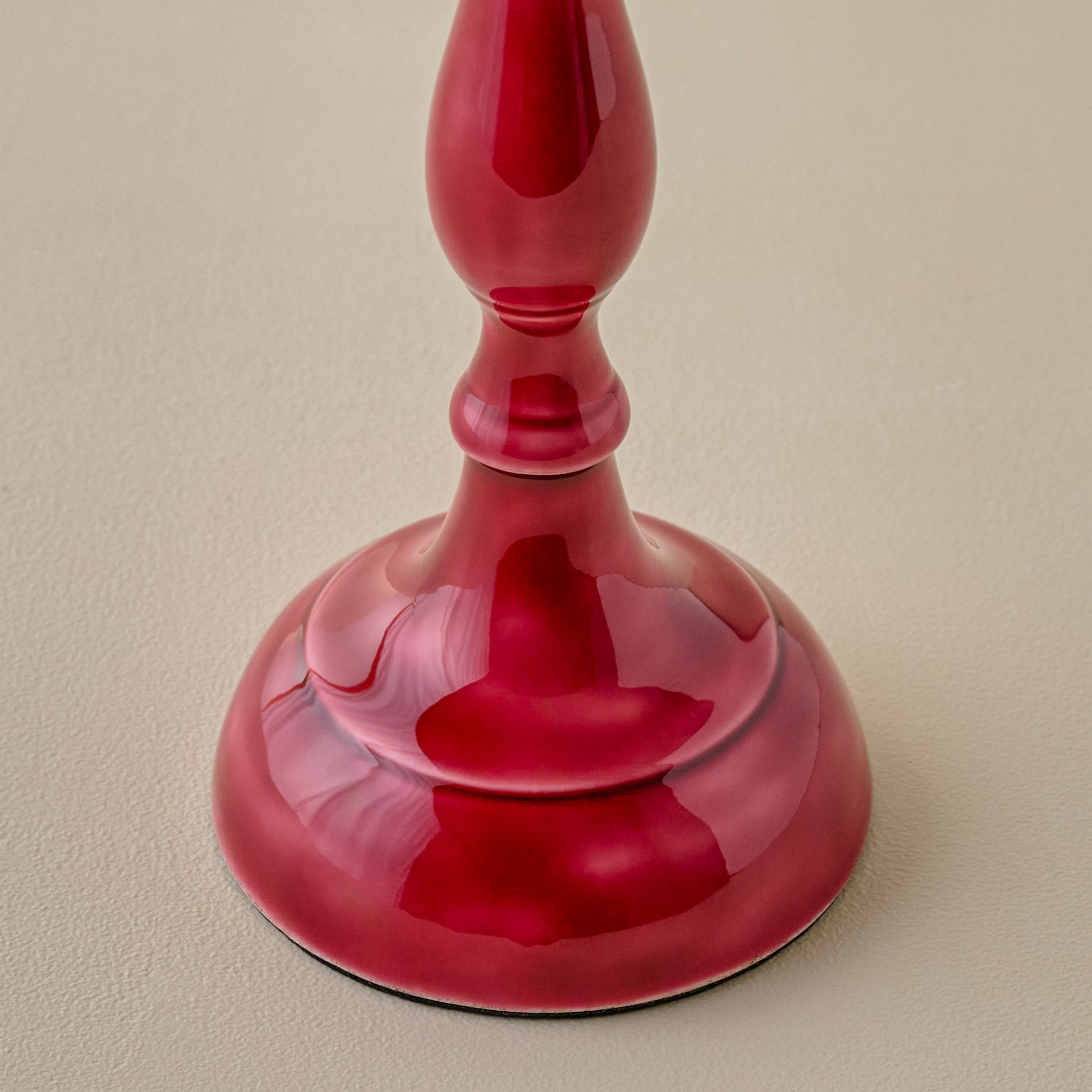 Small Camille Taper Holder base up close