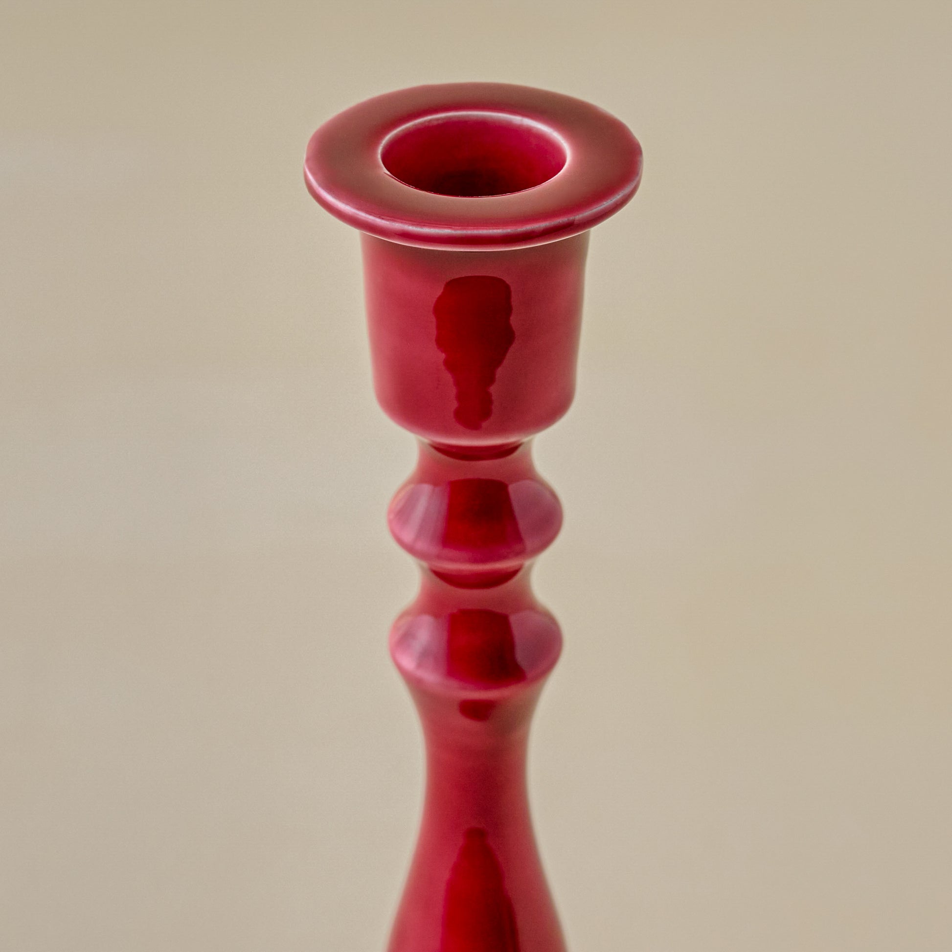 Small Camille Taper Holder up close top