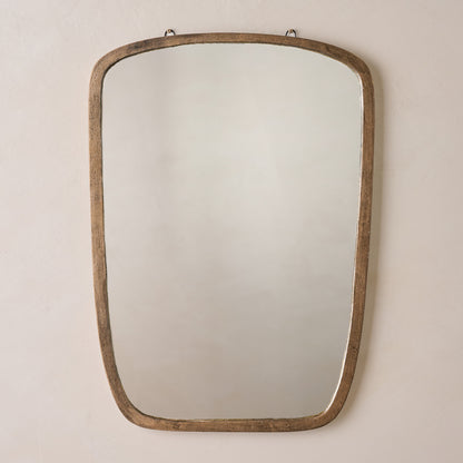Jameson Aged Brass Framed Mirror