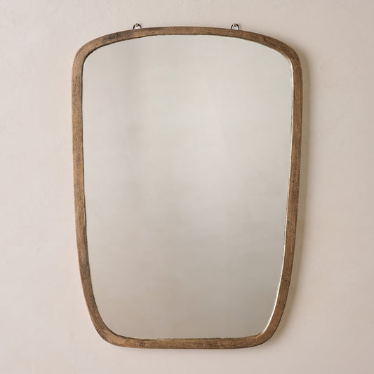 Jameson Aged Brass Framed Mirror