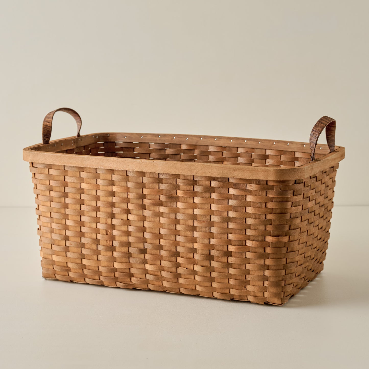 Antique Inspired Woven Harvest Basket