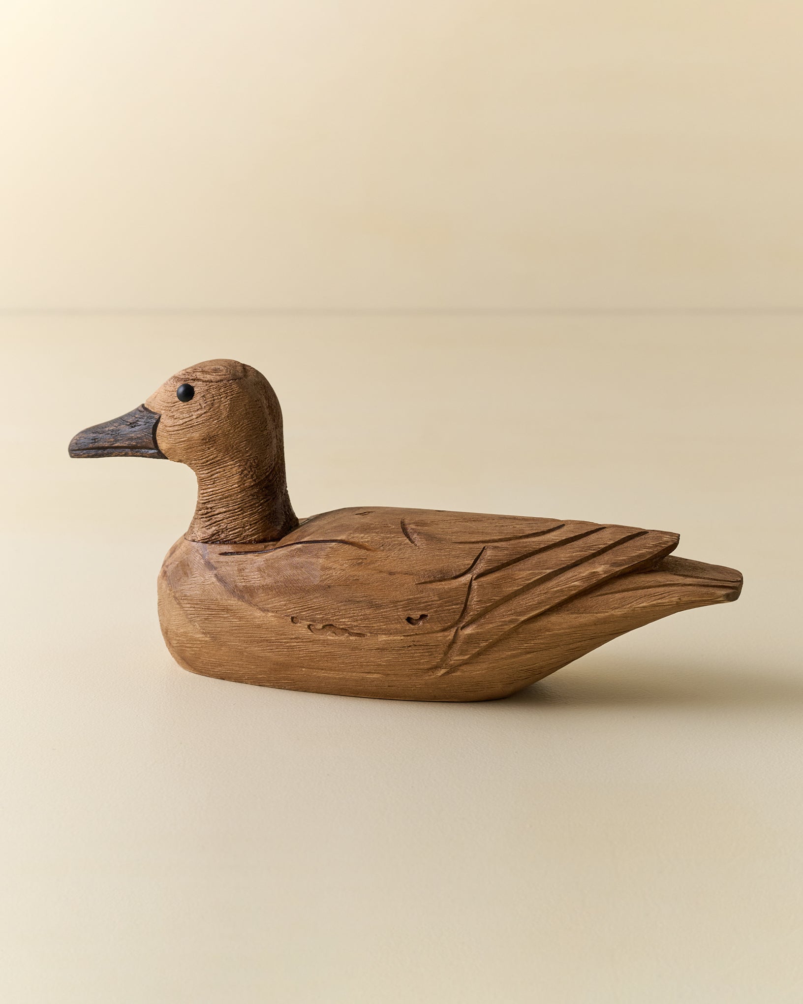 Decorative Carved Wooden Duck