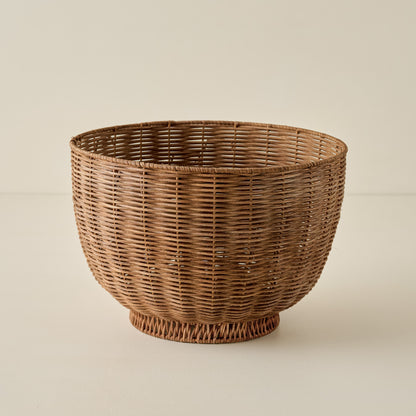 Oversized Rattan Decorative Bowl