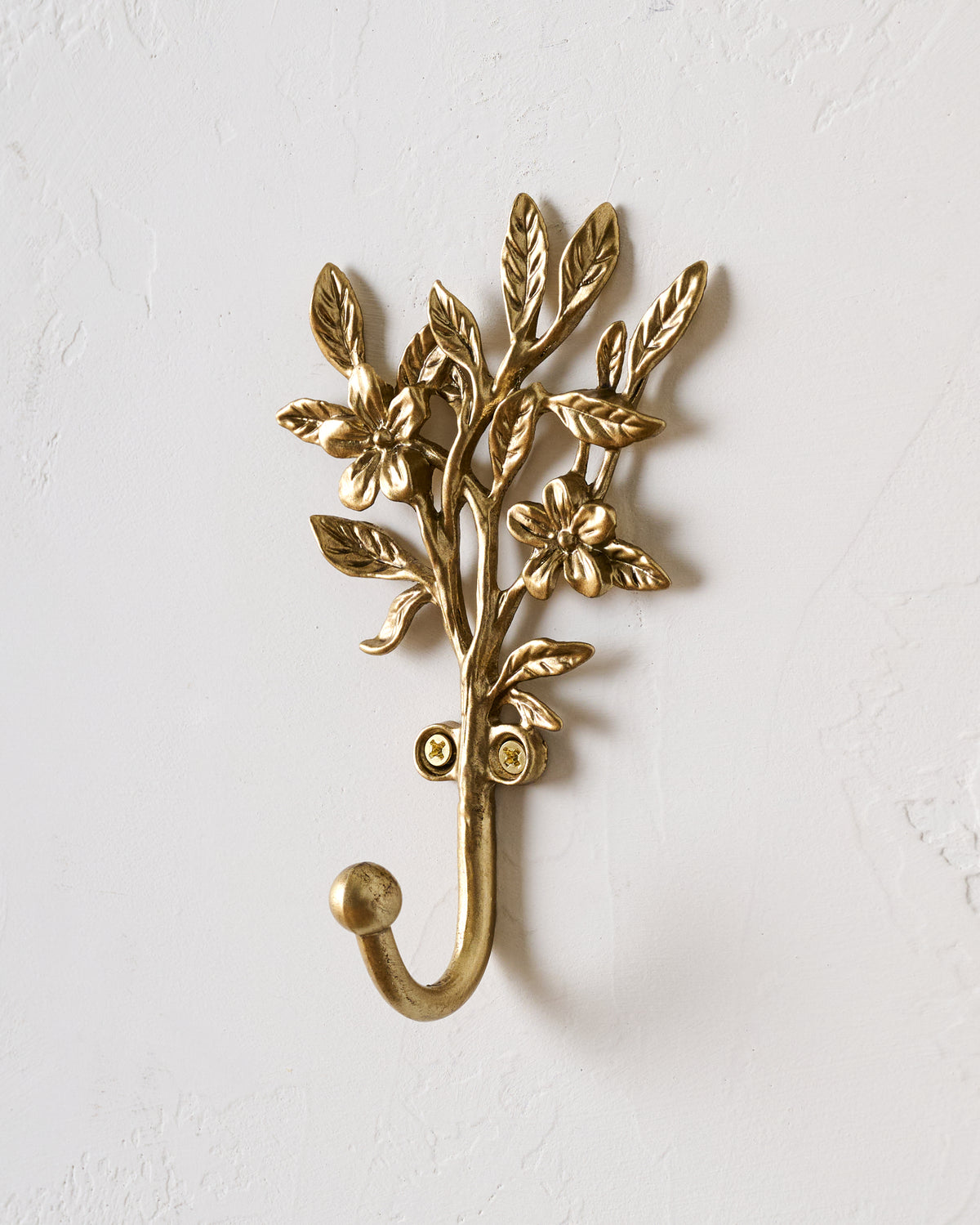 Brass Bloom Wall Hook