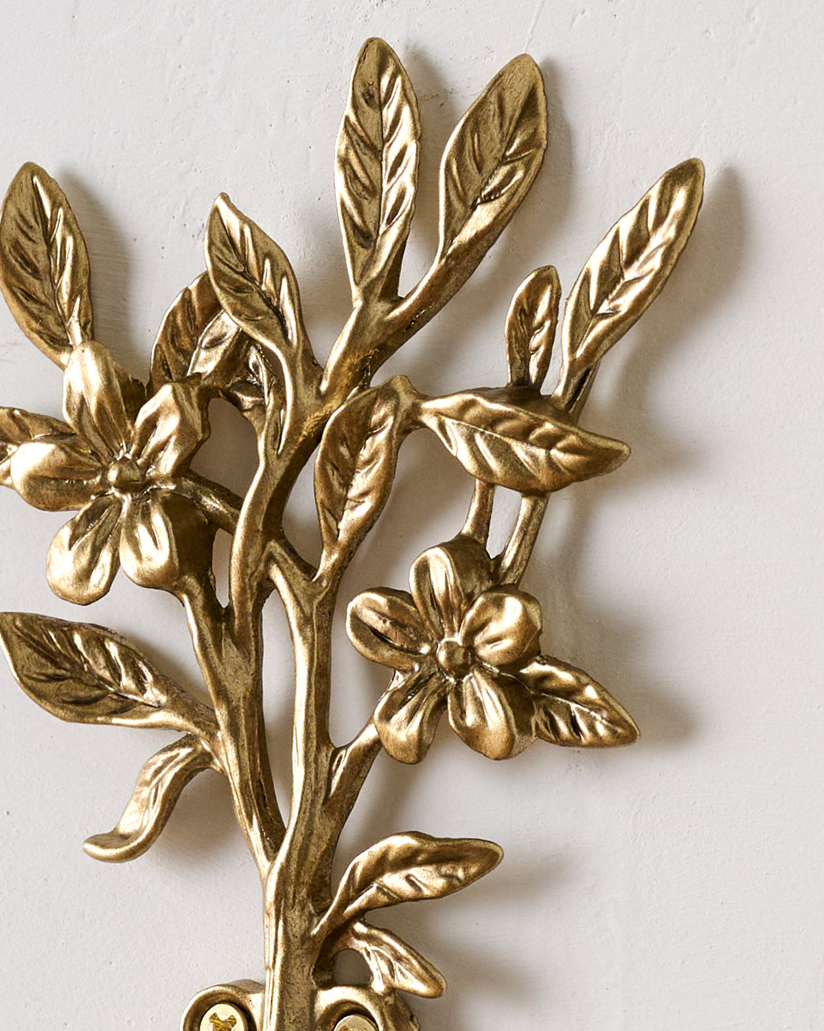 Brass Bloom Wall Hook