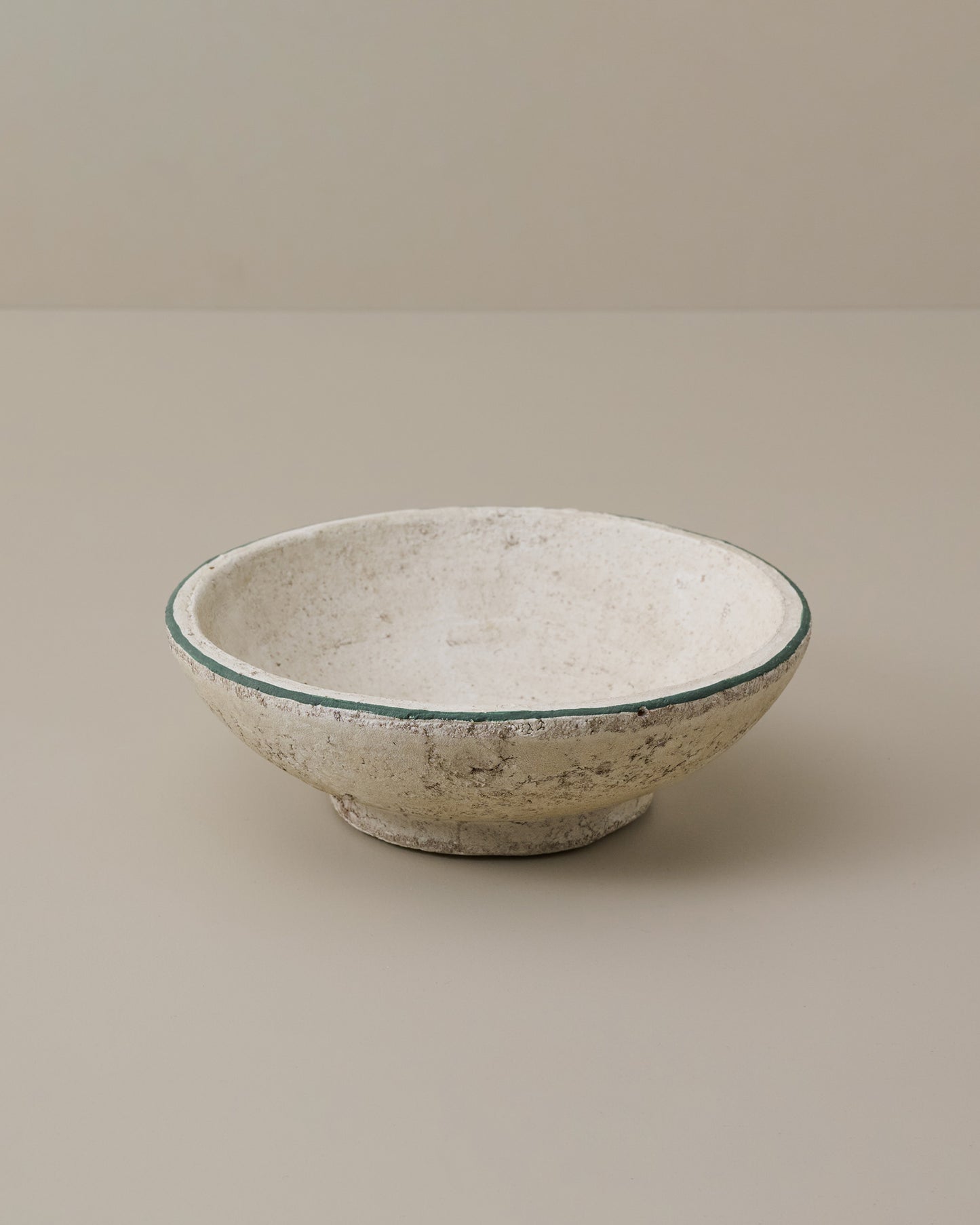Small Lane Green Rimmed Decorative Bowl