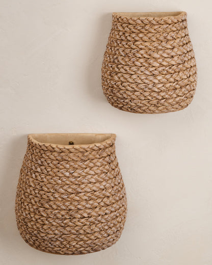 Tucker Woven Wall Planters