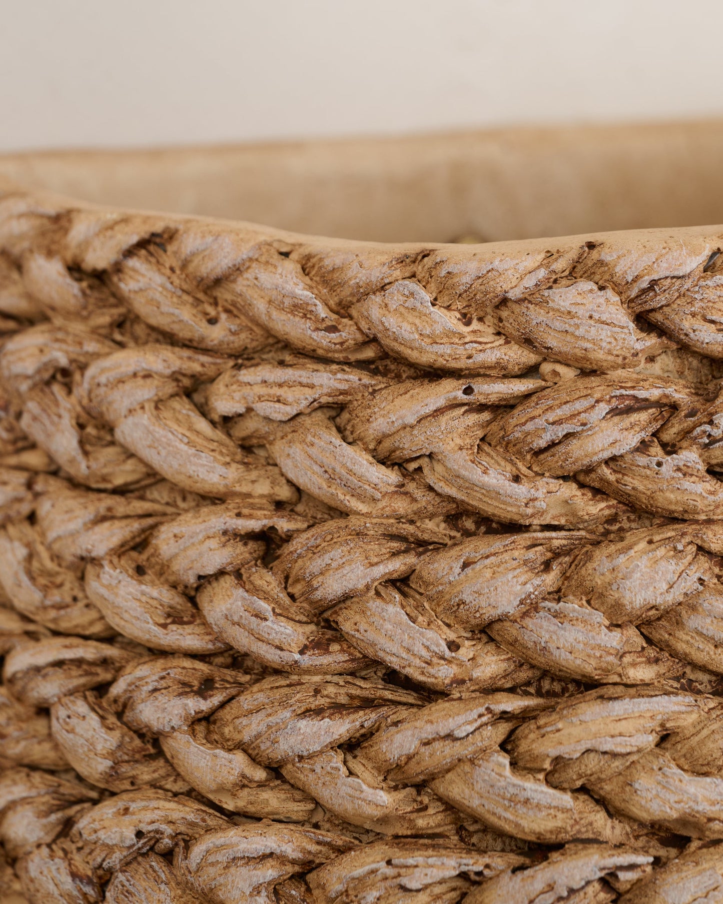 Tucker Woven Wall Planter up close