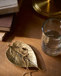 Brass Leaf Trinket Dish