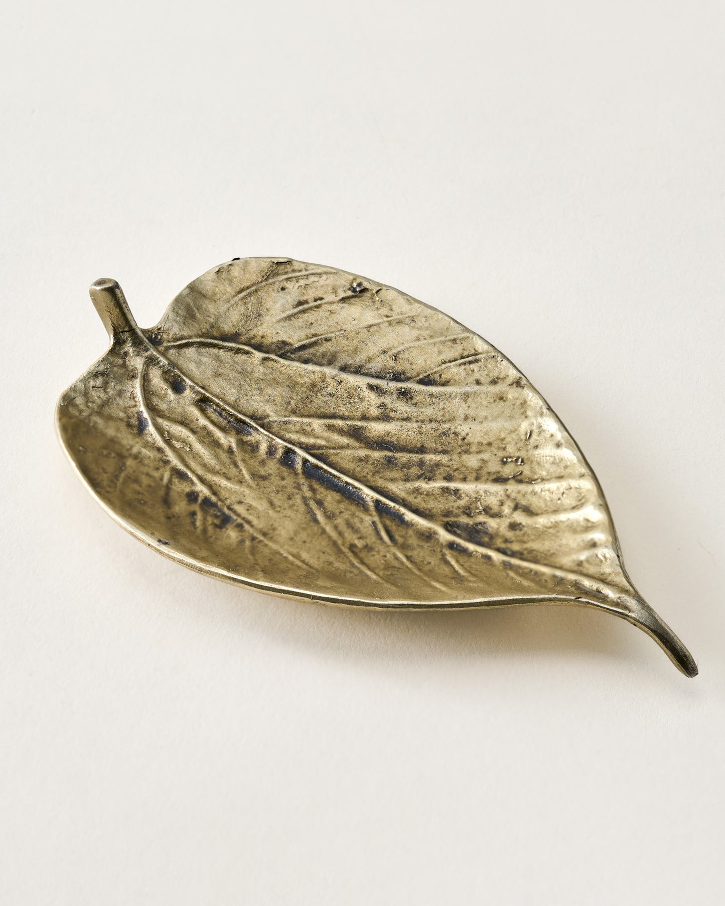 Brass Leaf Trinket Dish