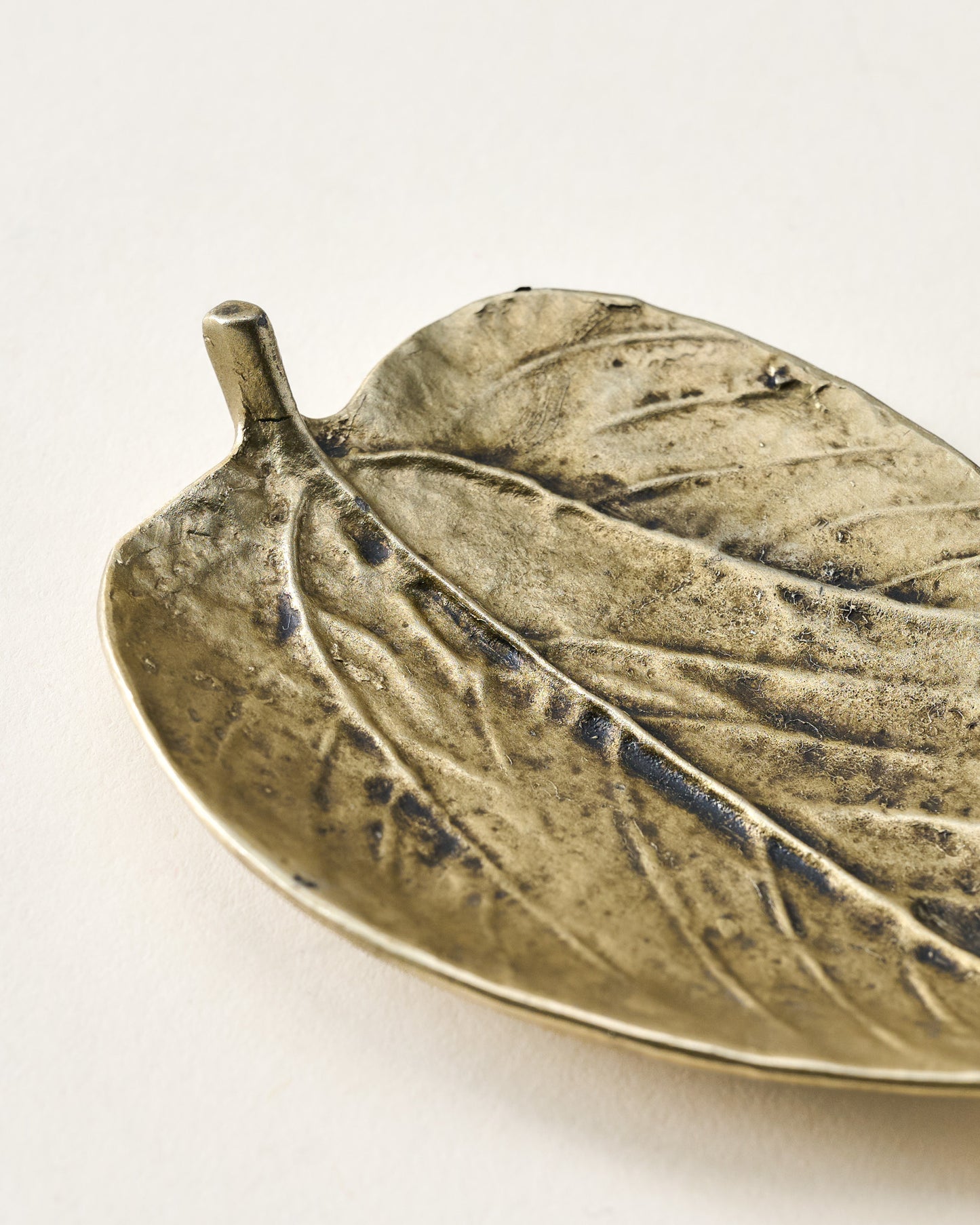 Brass Leaf Trinket Dish