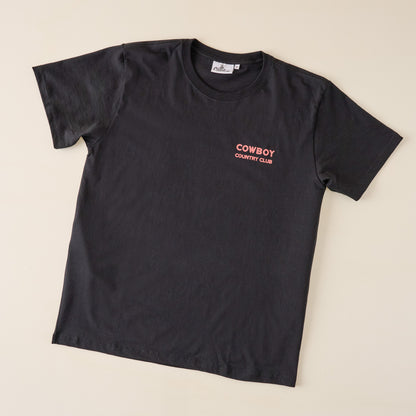 Cowboy Country Club Horse and Sun Black Shirt