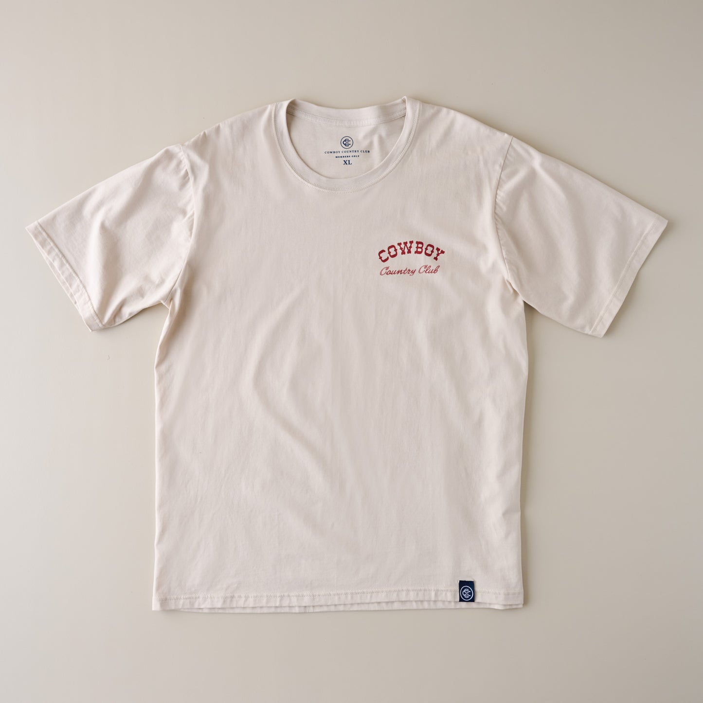 Cowboy Country Club Teeing Off Tan Shirt