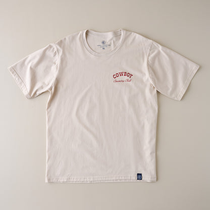 Cowboy Country Club Teeing Off Tan Shirt