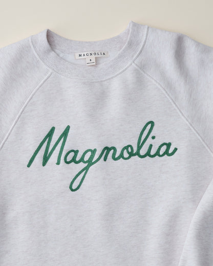 Magnolia Chainstitch Oatmeal Heather Sweatshirt
