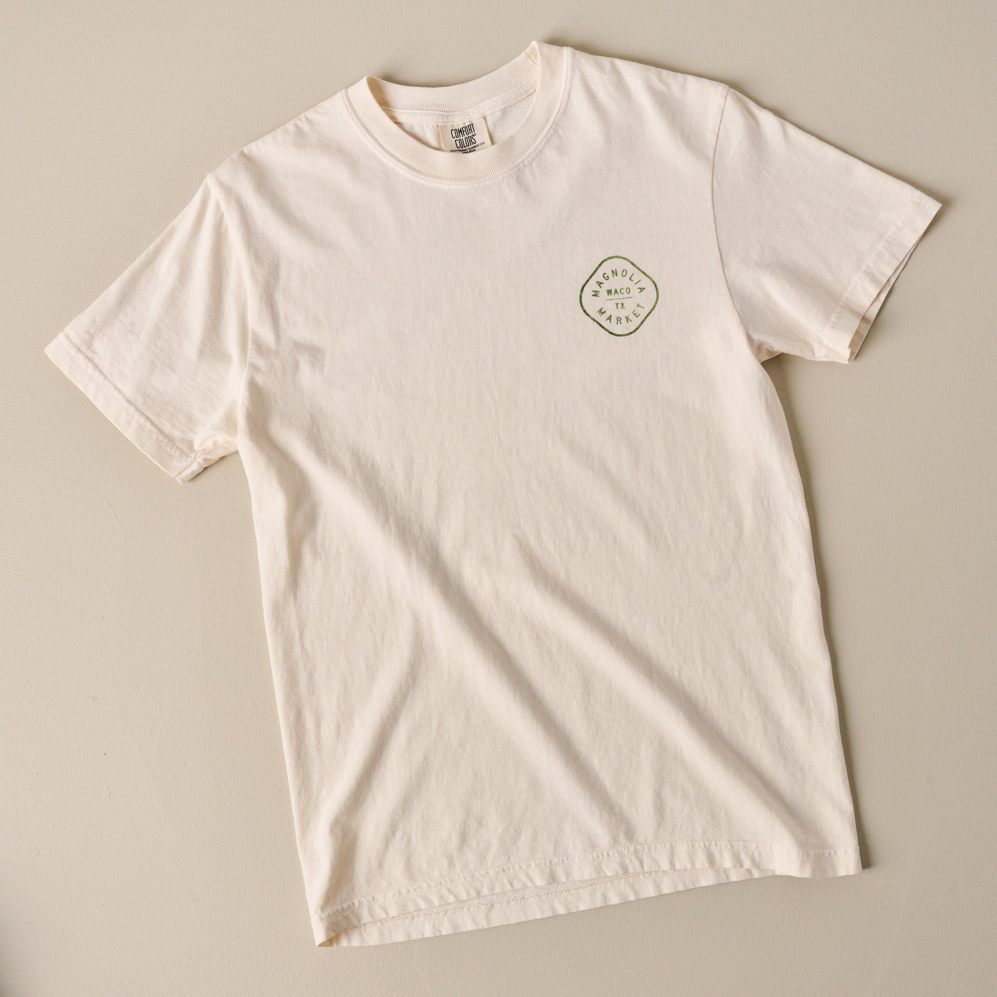Front of Checkered Magnolia Ivory Shirt