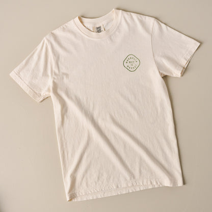 Front of Checkered Magnolia Ivory Shirt
