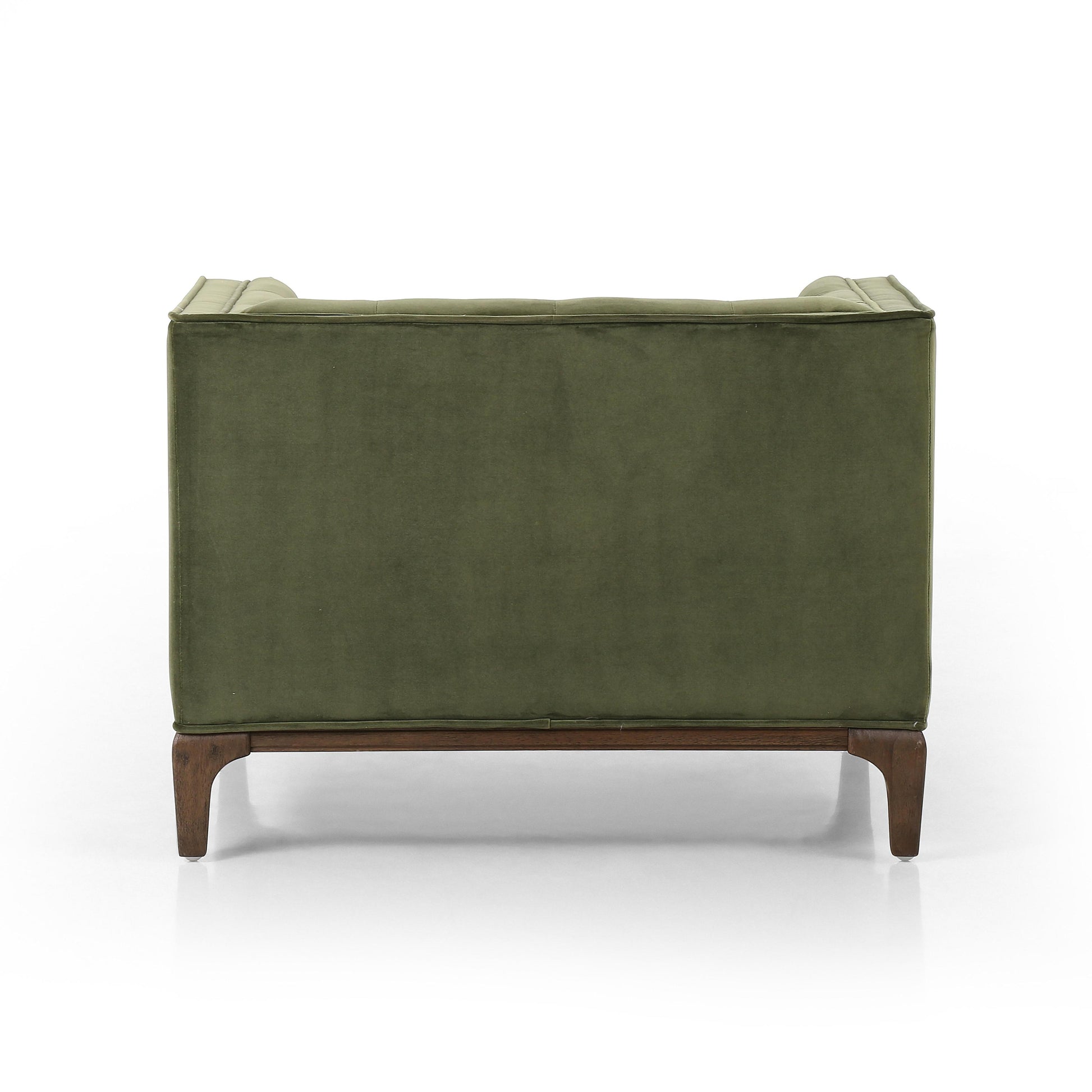Sapphire Olive Velvet back view
