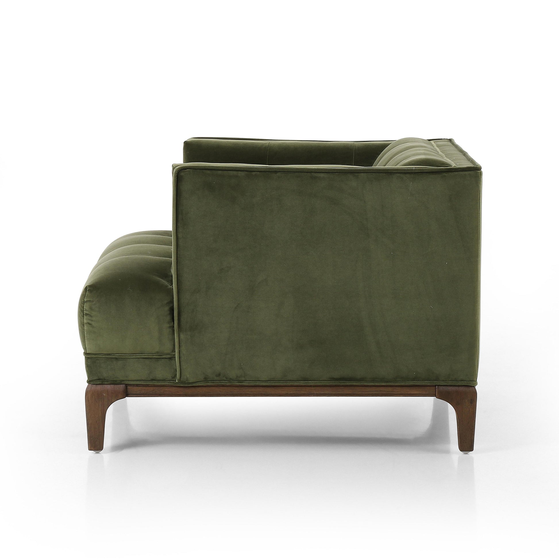 Sapphire Olive Velvet side view