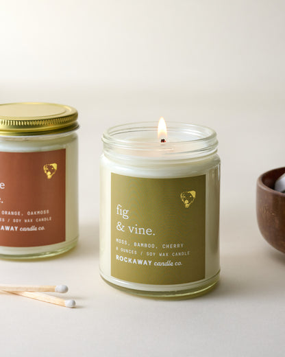 Rockaway Candle Co. Fig & Vine Candle