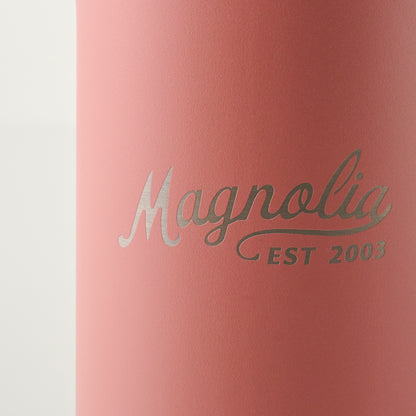 Magnolia Cora Script Sunset 32oz Sport Tumbler close up