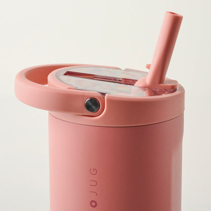 Magnolia Cora Script Sunset 32oz Sport Tumbler close up of lid