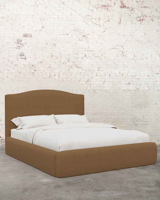 Clara Linen Upholstered Bed