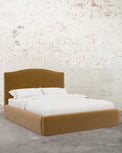Clara Velvet Upholstered Bed