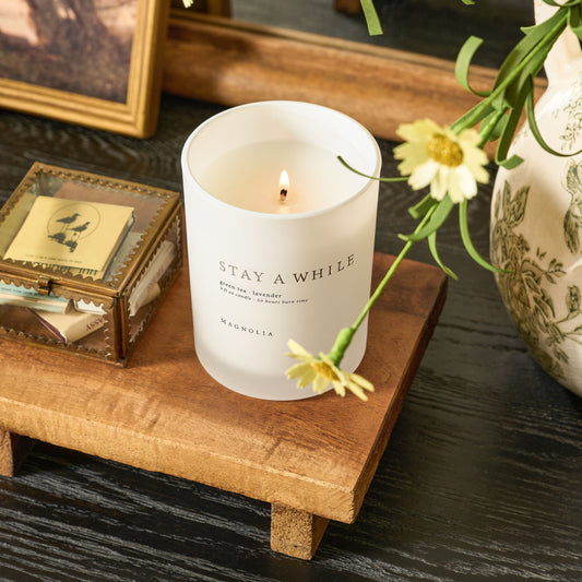 Magnolia Stay a While Candle
