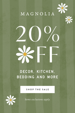 20% off Decor, Kitchen, Bedding, and More SHOP THE SALE
