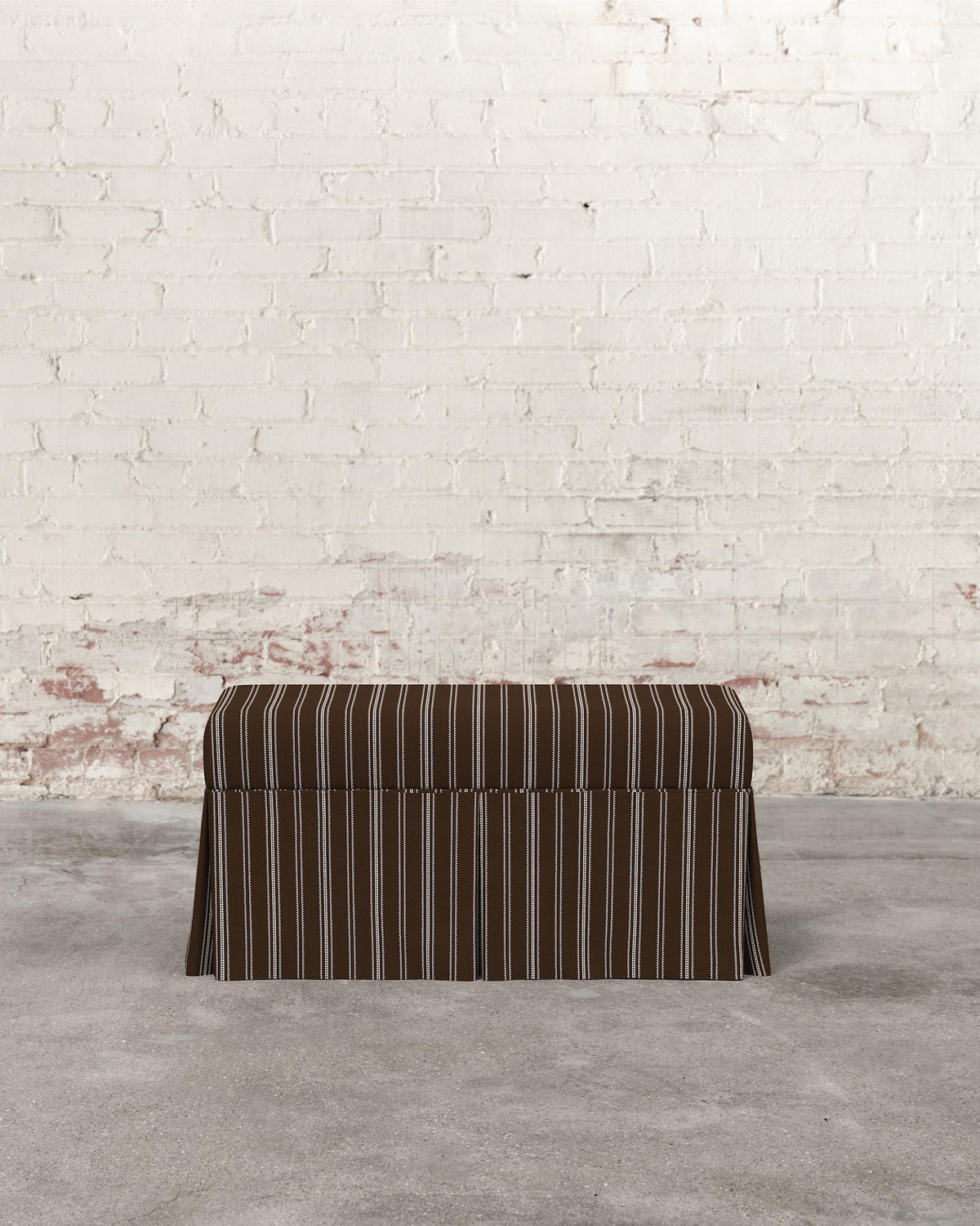 Constance Skirted Storage Bench